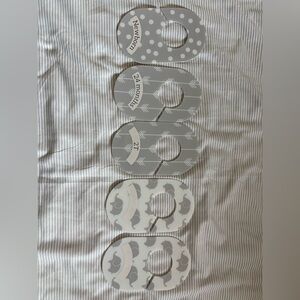 Gray and White Baby Milestone Cards